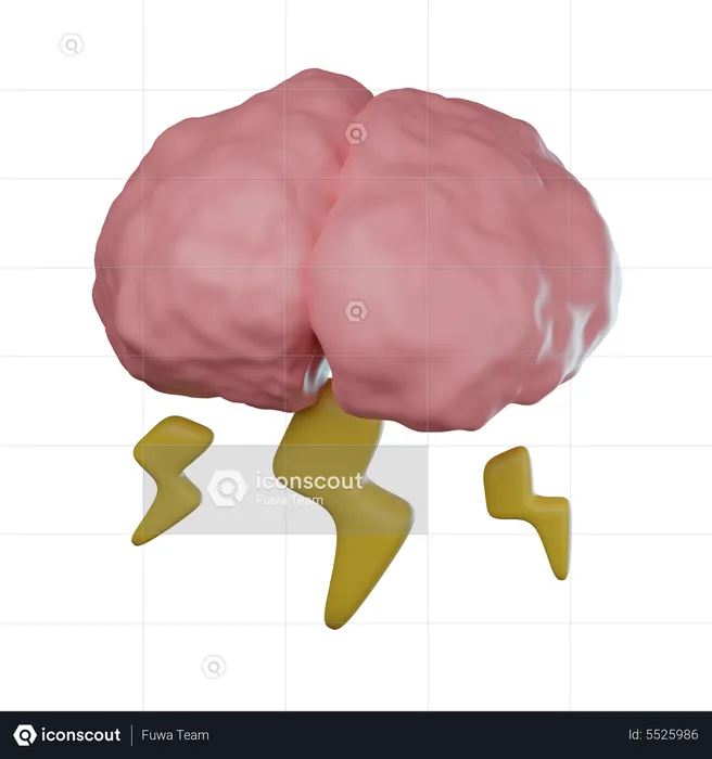 Brainstorm  3D Icon