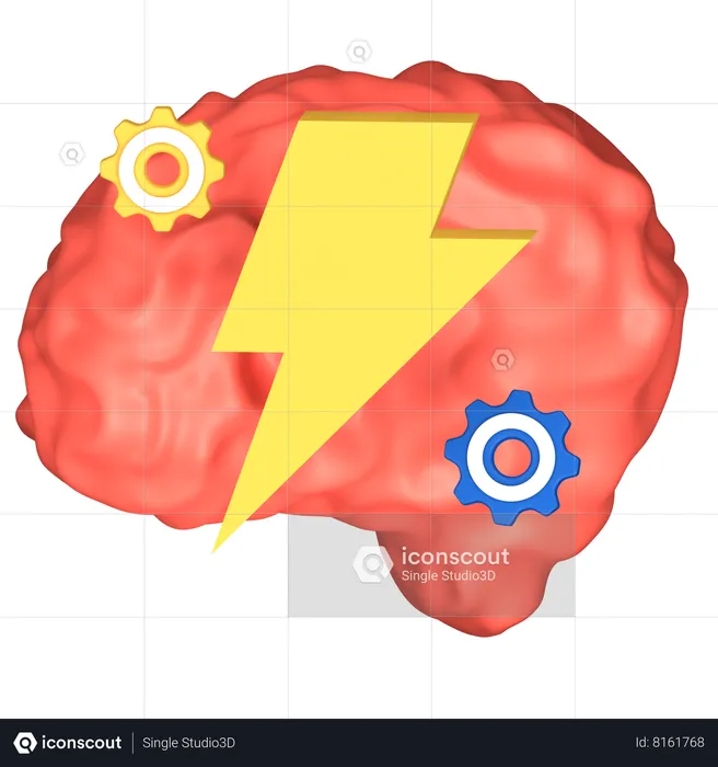 Brainstorm  3D Icon