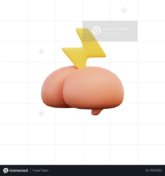 Brainstorm  3D Illustration