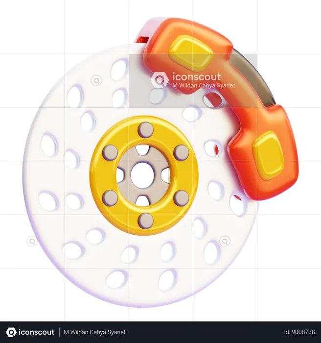 BRAKE  3D Icon