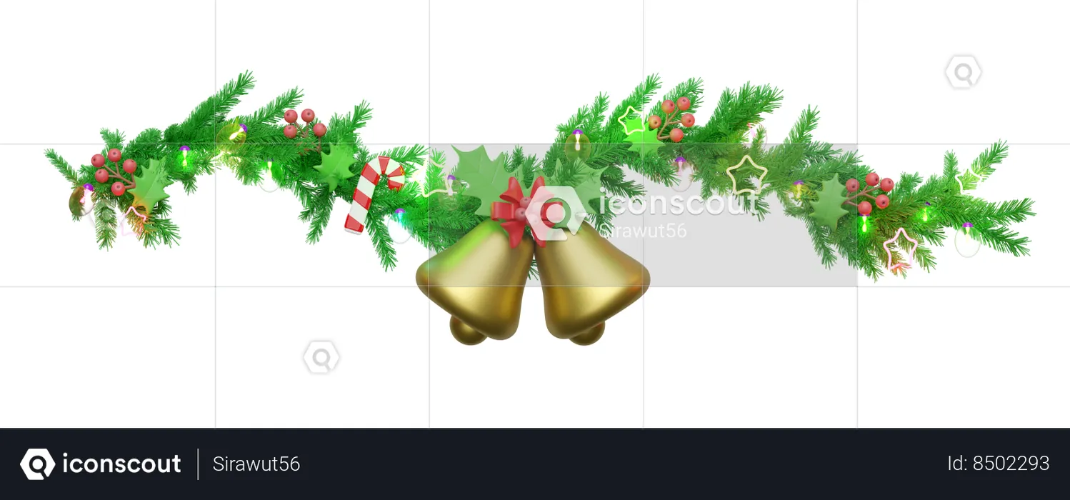Branches Of Pine Trees  3D Icon