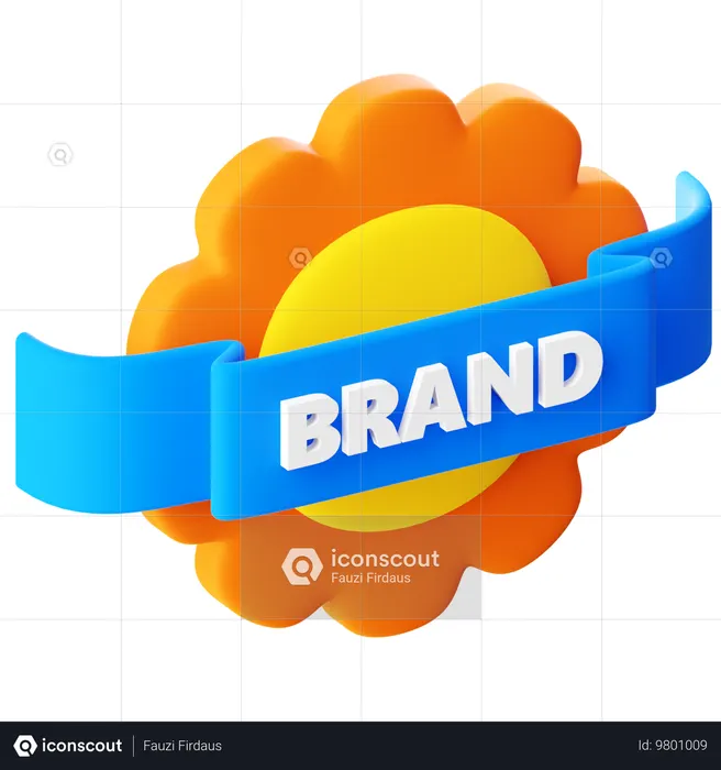 Brand  3D Icon