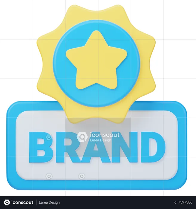 Brand  3D Icon