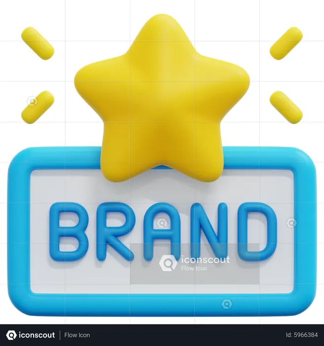 Brand Board  3D Icon