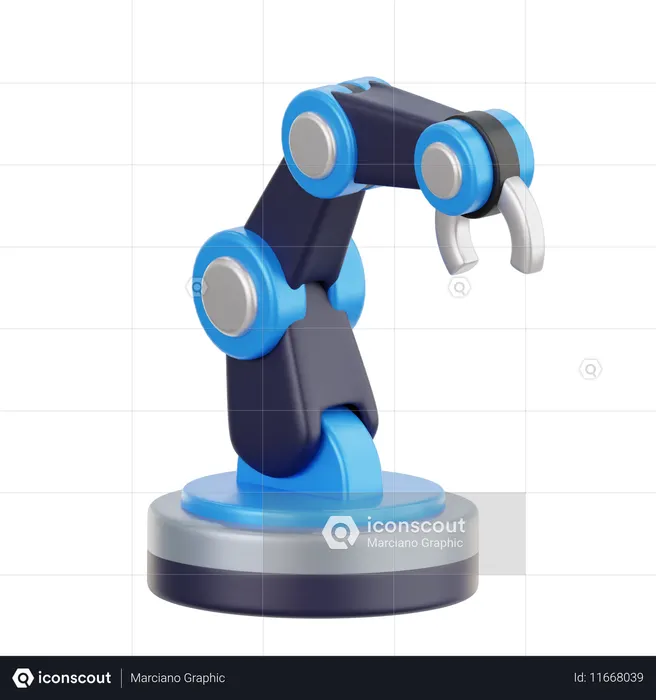 Bras robotique  3D Icon