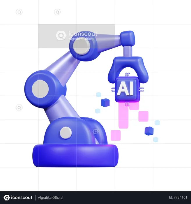 Bras robotique  3D Icon