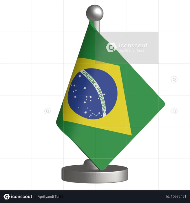 Brasil  3D Icon