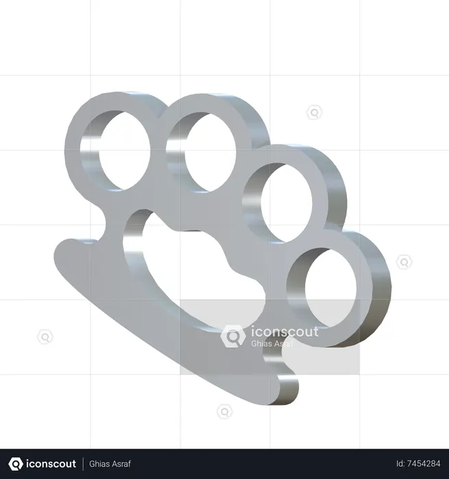 Brass Knuckle  3D Icon