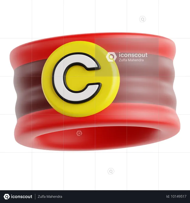 Brazalete de capitanes  3D Icon