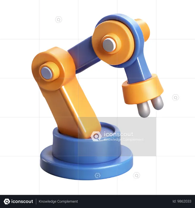 Brazo robotico  3D Icon