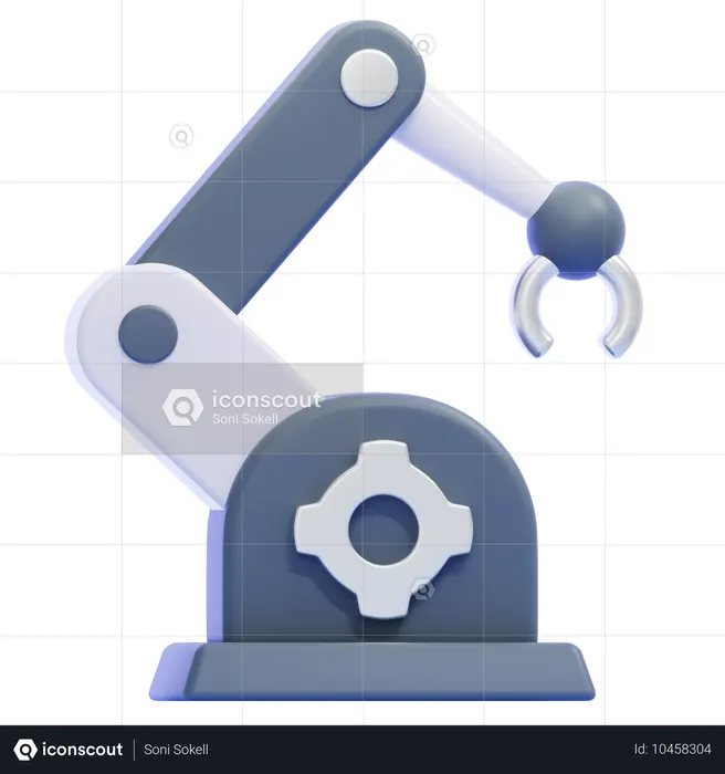 Brazo robótico  3D Icon
