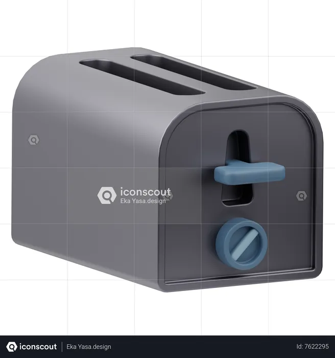 Bread Toaster  3D Icon