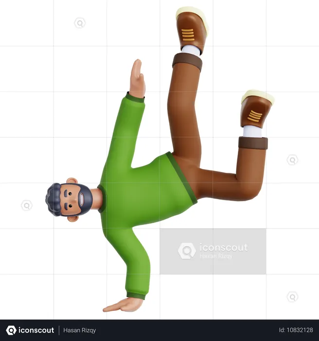 ブレイクダンス  3D Icon