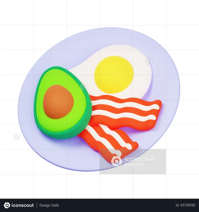 Breakfast  3D Icon