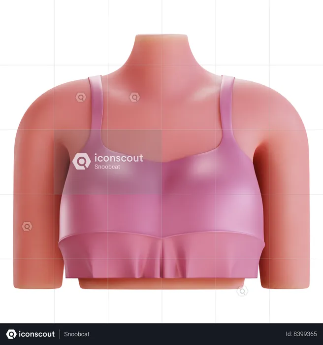 Breast  3D Icon