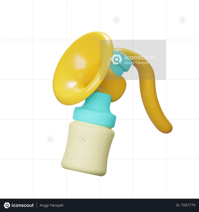 Breast Pump  3D Icon