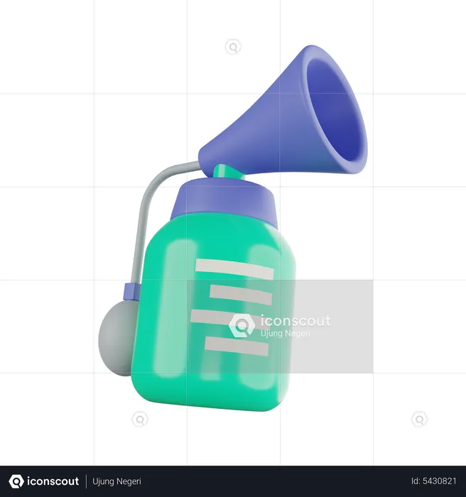 Breast Pump  3D Icon