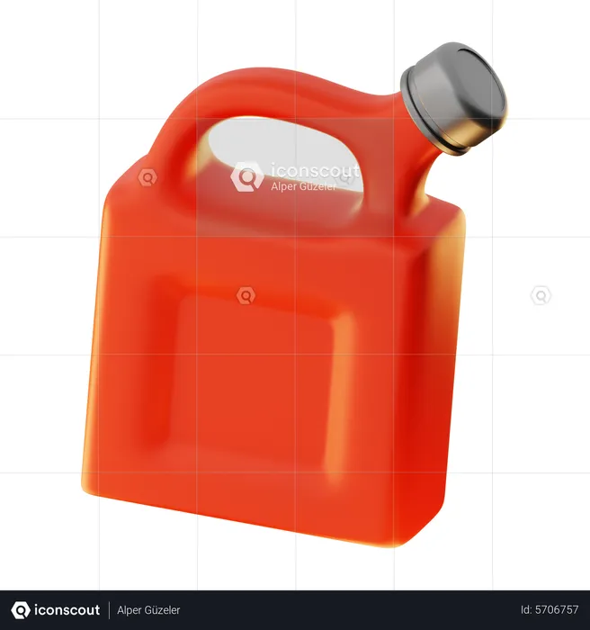 Brennstoffflasche  3D Icon