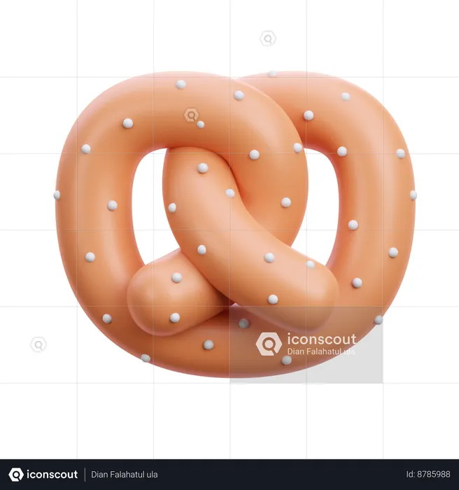 Bretzel  3D Icon