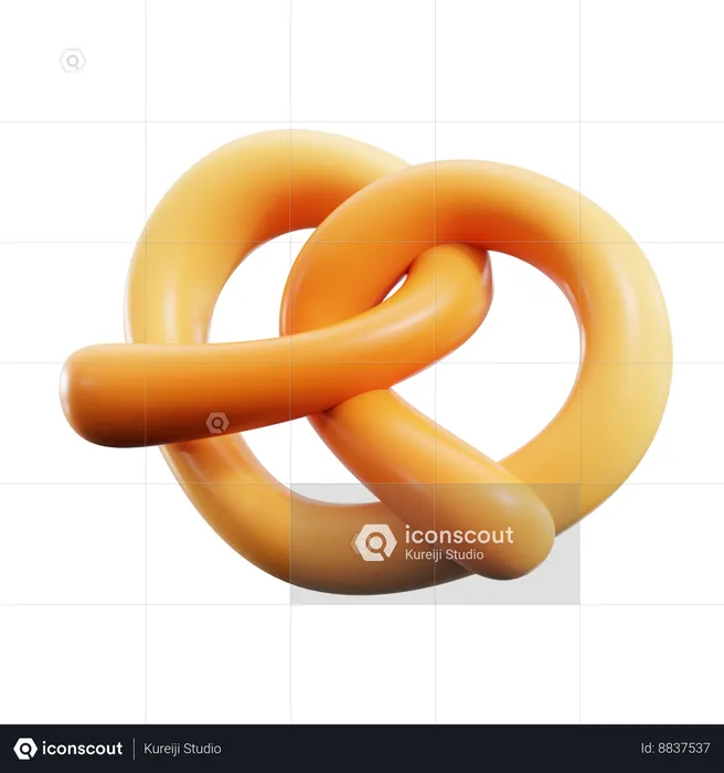 Bretzel  3D Icon