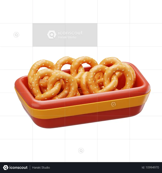 Bretzel  3D Icon