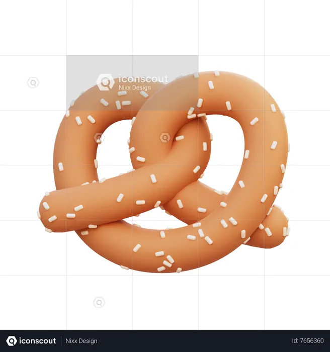 Bretzel  3D Icon