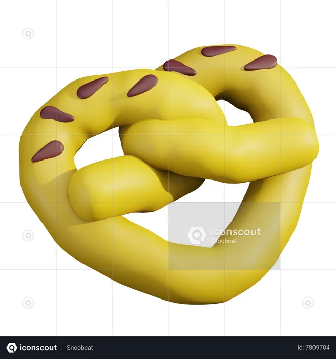 Bretzel  3D Icon