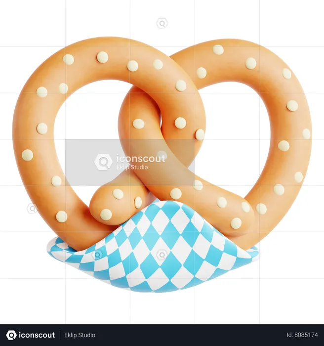 Bretzel  3D Icon