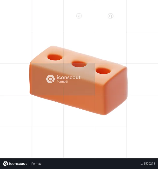 Brick  3D Icon