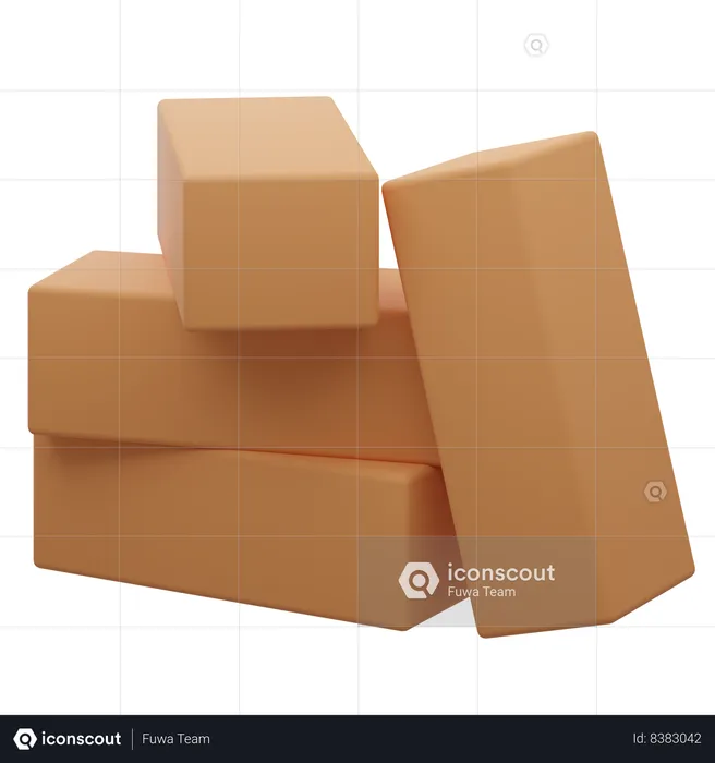 Brick  3D Icon