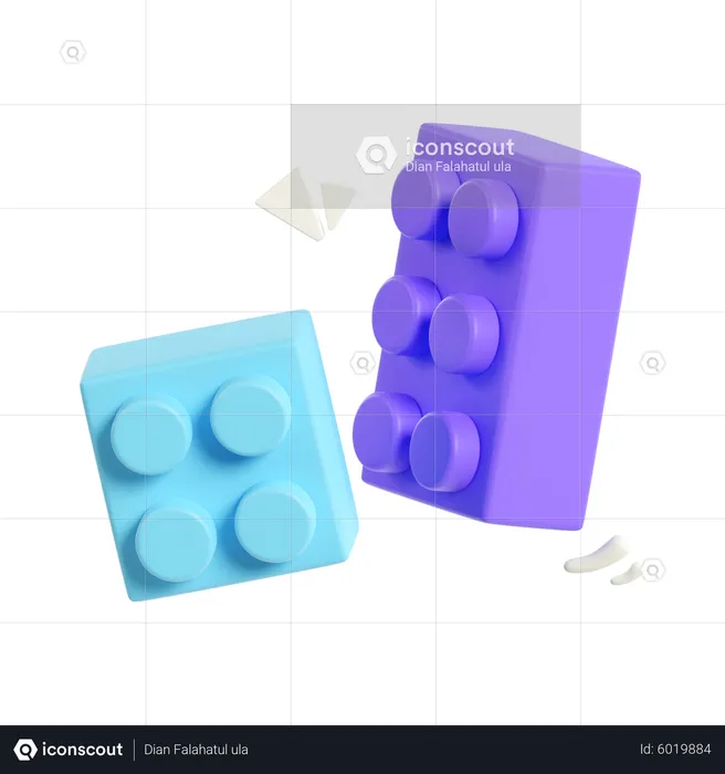 Brick Puzzle  3D Icon