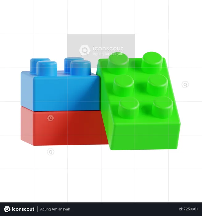 Brick Toy  3D Icon