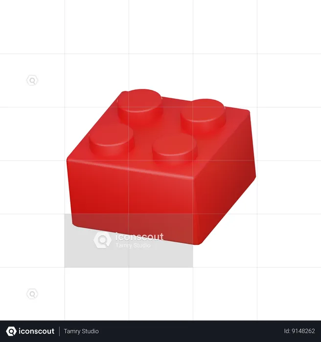 Brick Toy Lego  3D Icon