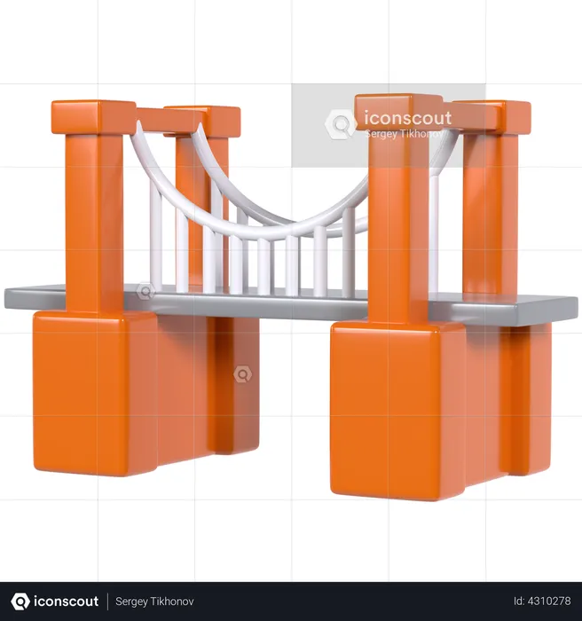 Bridge  3D Illustration