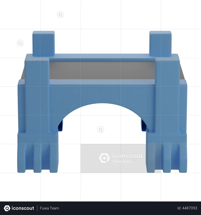 Bridge  3D Illustration