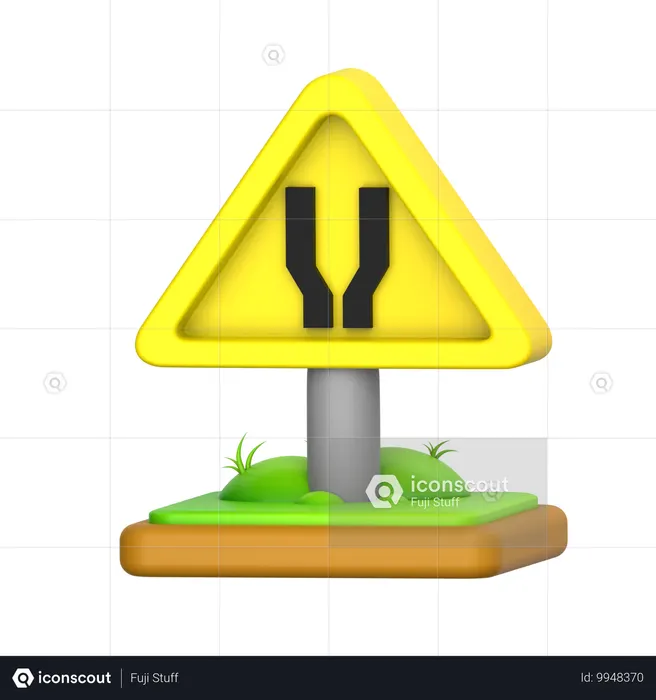 Bridge Ahead  3D Icon