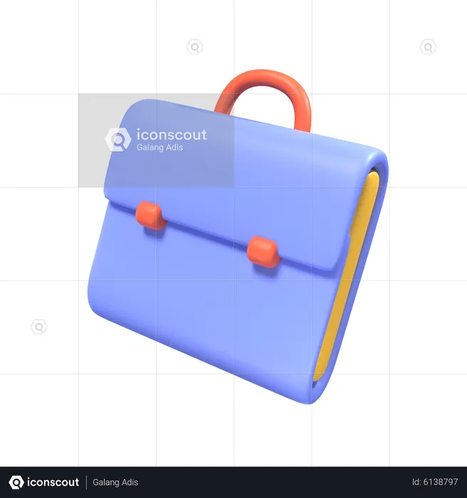 Brief case bag  3D Icon