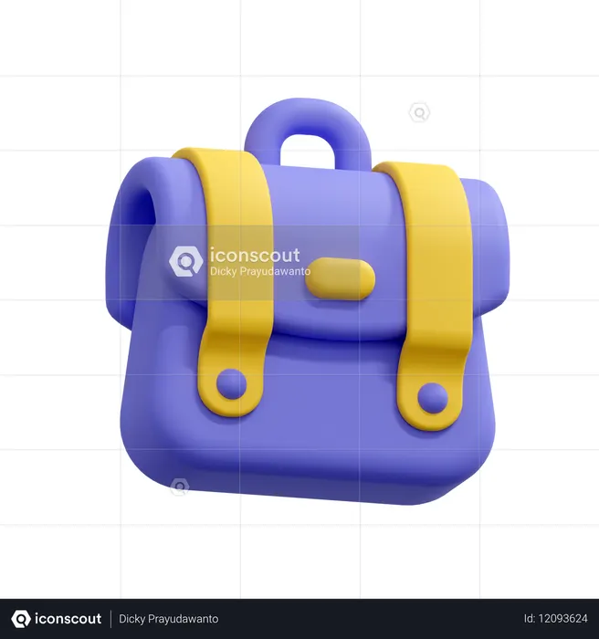 Briefcase  3D Icon