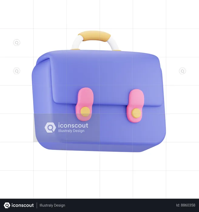 Briefcase  3D Icon