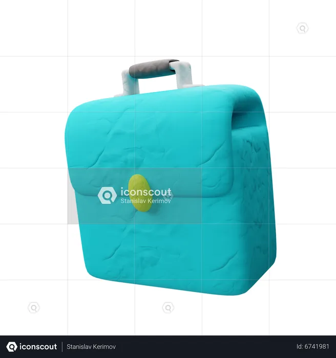 Briefcase  3D Icon