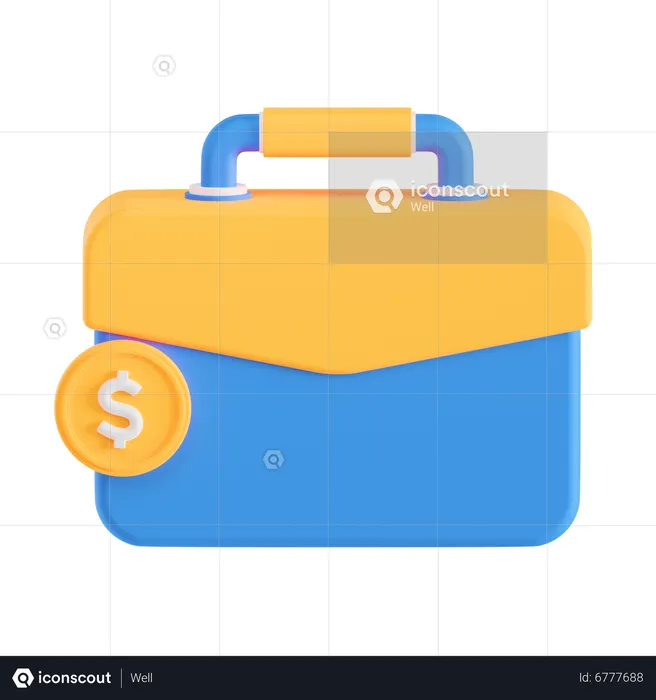 Briefcase  3D Icon