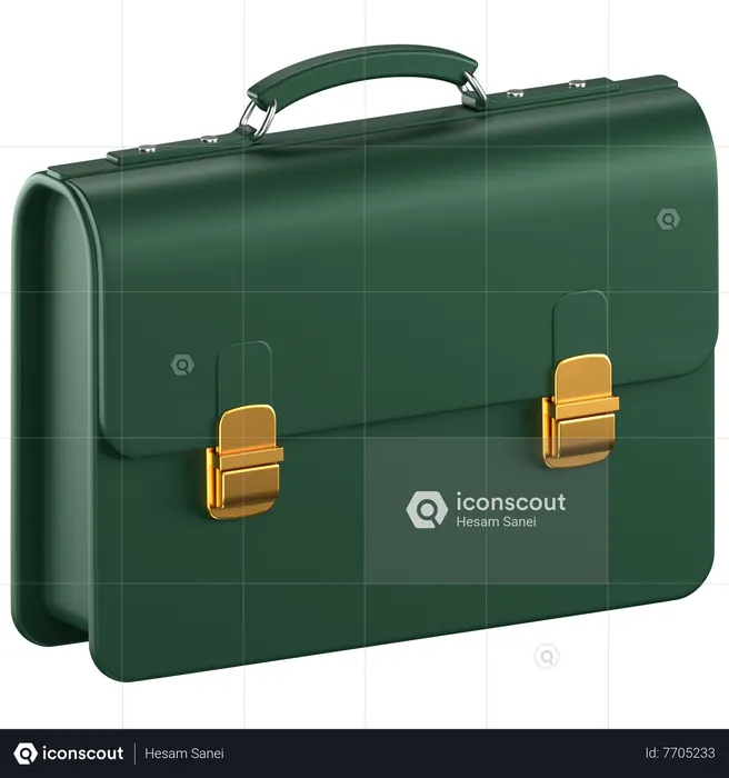 Briefcase  3D Icon