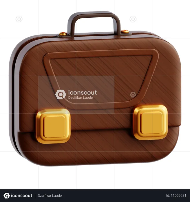 Briefcase  3D Icon