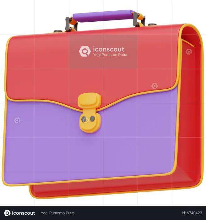 Briefcase  3D Icon