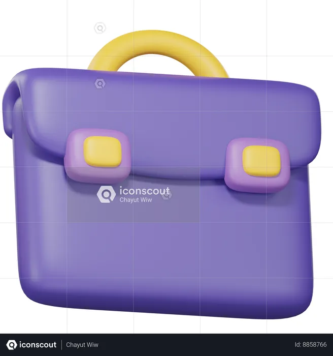 Briefcase  3D Icon