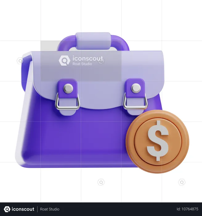 Briefcase  3D Icon