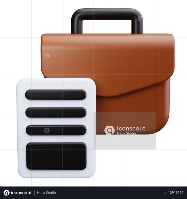 Briefcase  3D Icon