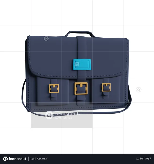 Briefcase  3D Icon