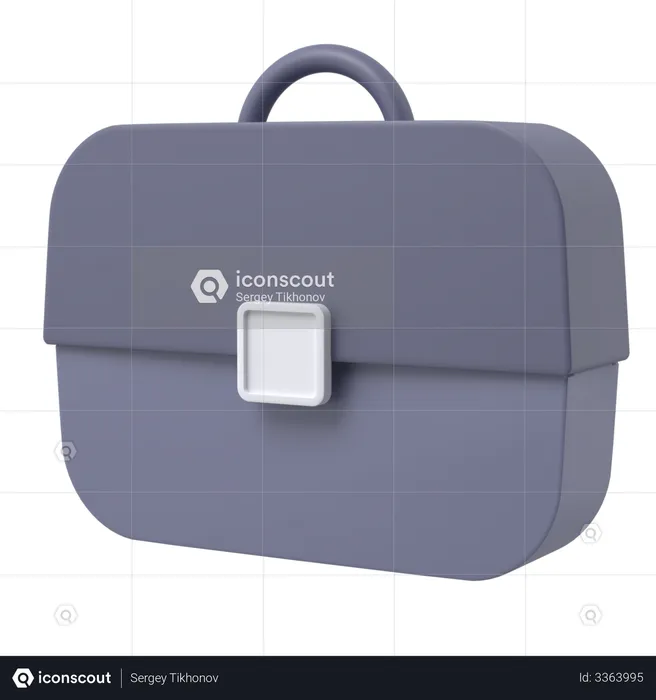 Briefcase  3D Illustration