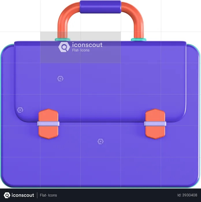 Briefcase  3D Illustration